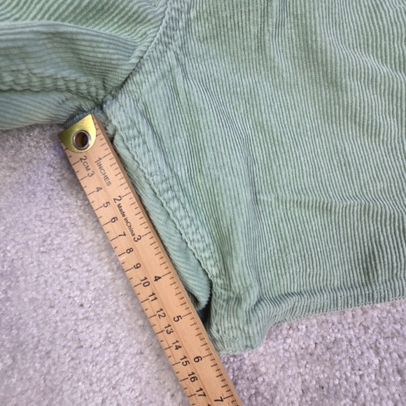 Rhythm Mens Cord Jam Shorts Green Size 30x6 Drawstring Corduroy - Picture 7 of 9
